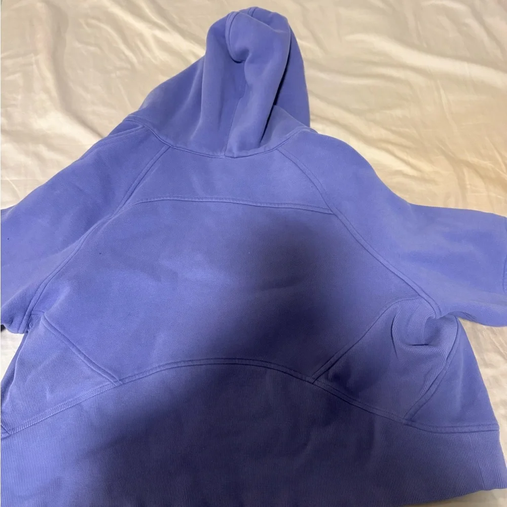 Lululemon purple full zip cropped scuba - Picture 4 of 4